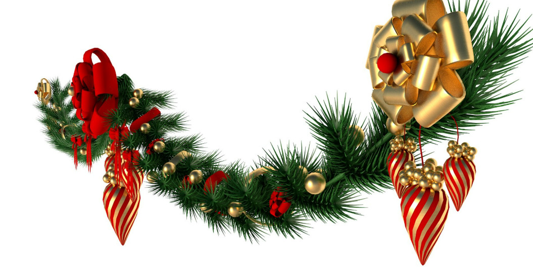 Christmas Wreath collection 3D model_8