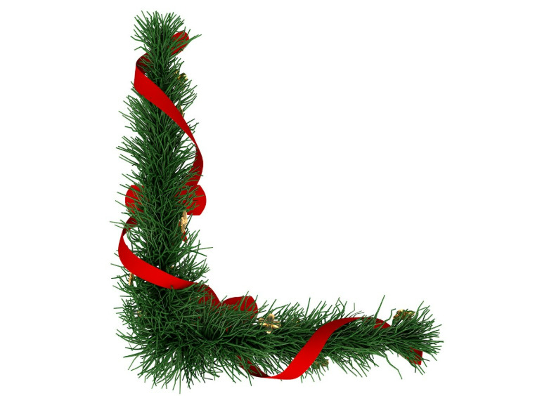 Christmas Wreath collection 3D model_12