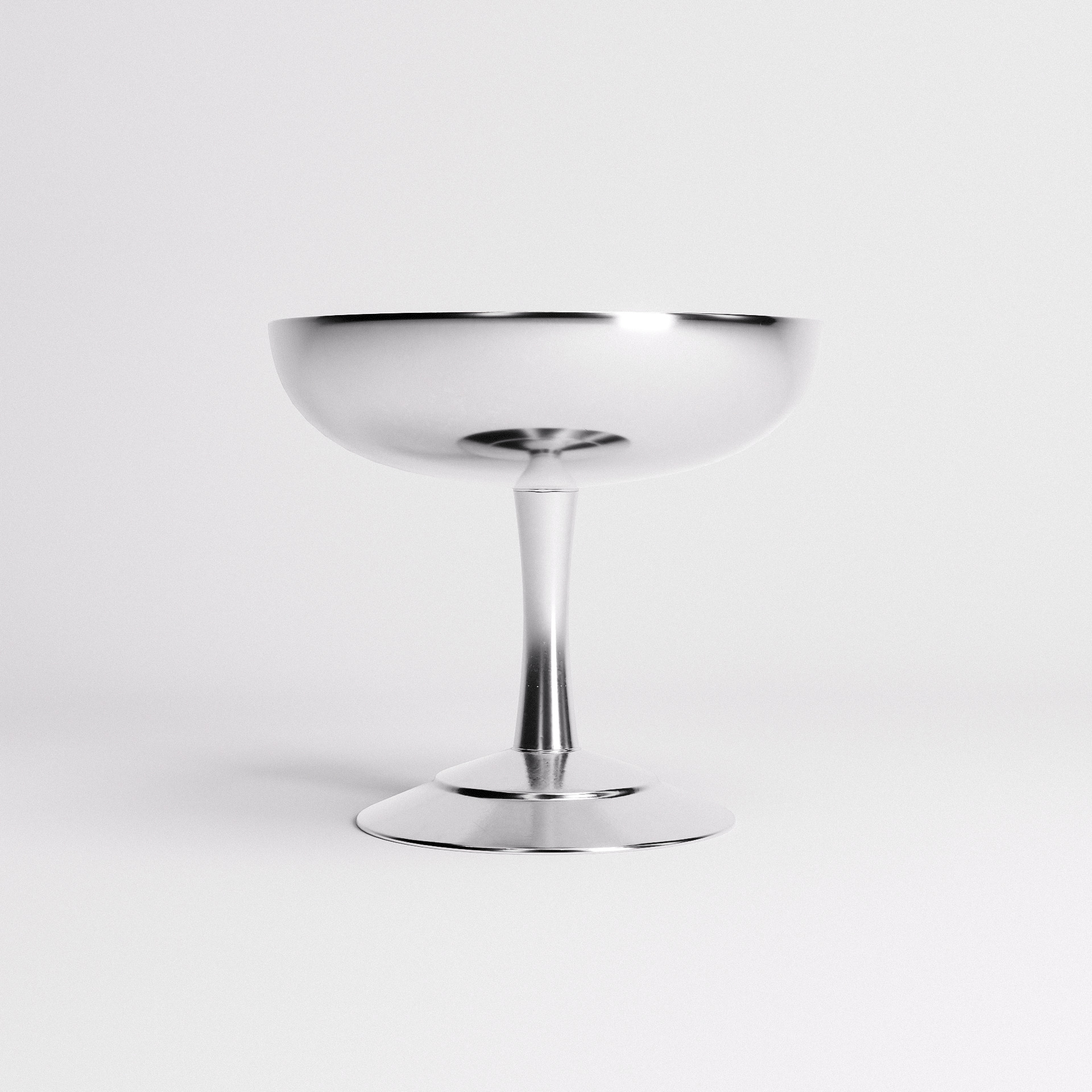 Ice Cups Set Low-poly 3D model_6