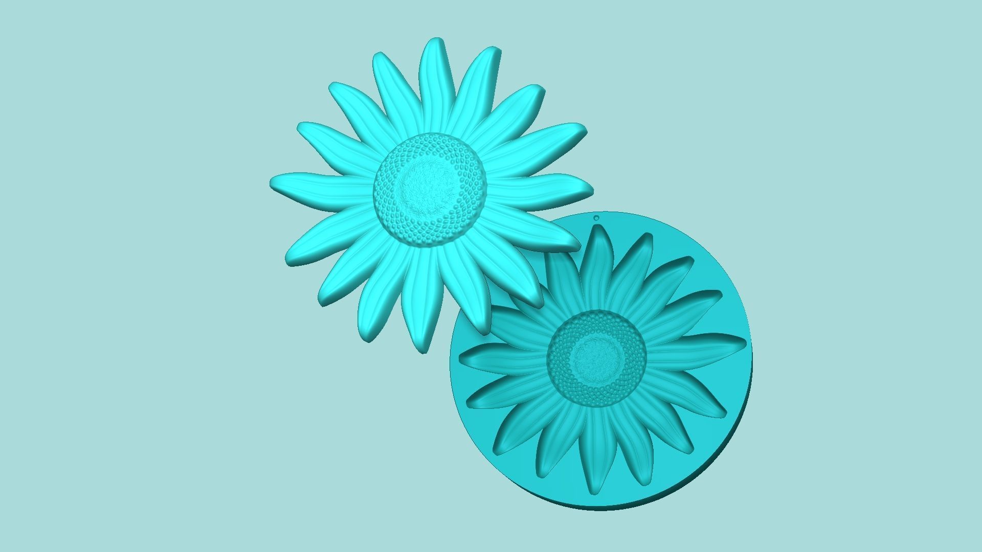 15 Sunflower Mold Collection - Silicone Maker - Template _18