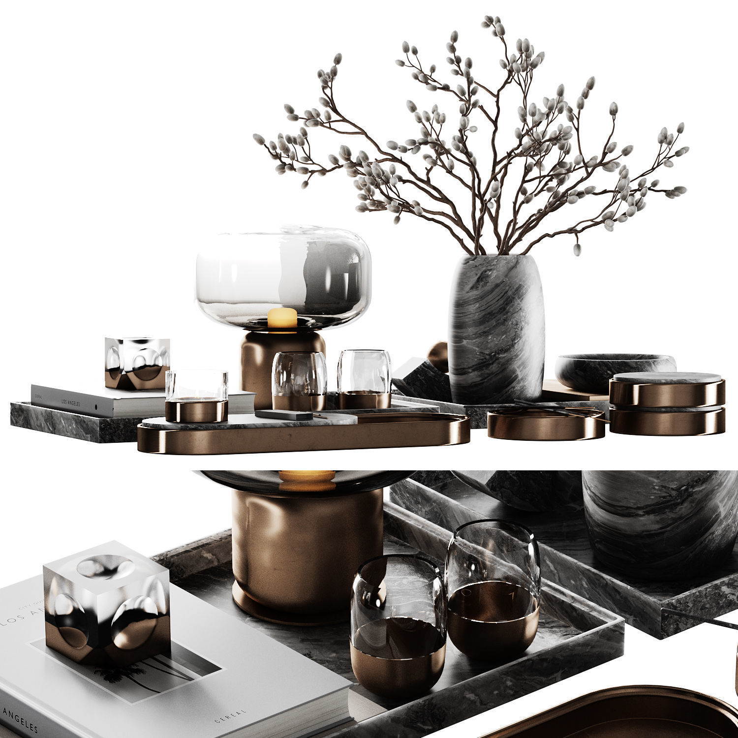 Decor set 8 3D model_5