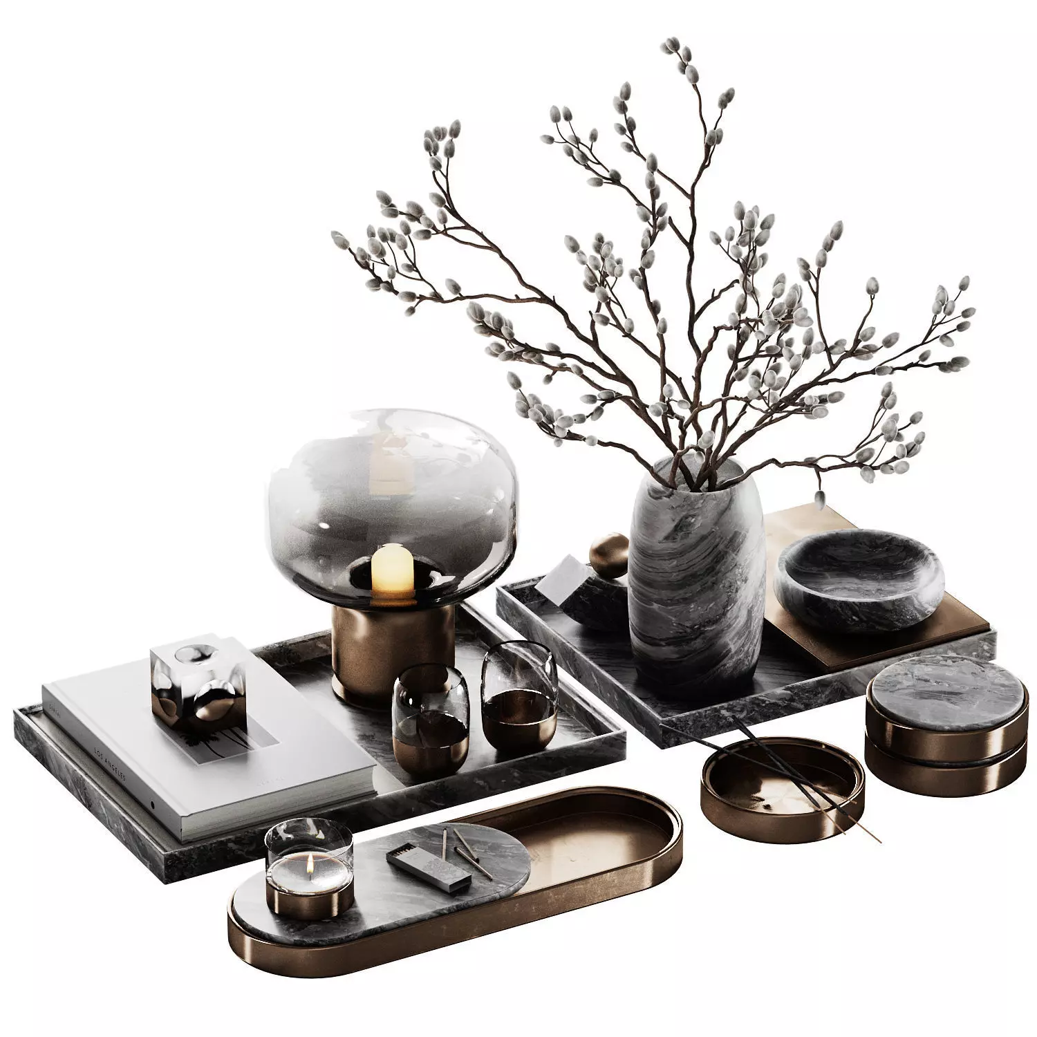 Decor set 8 3D model_0