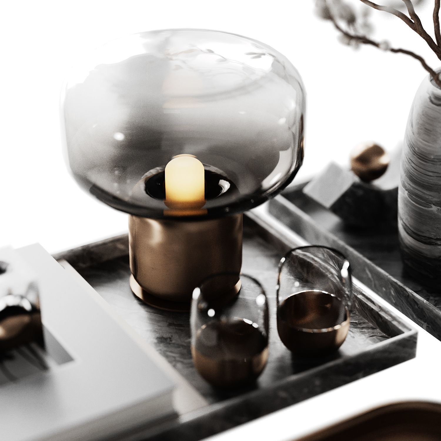 Decor set 8 3D model_2