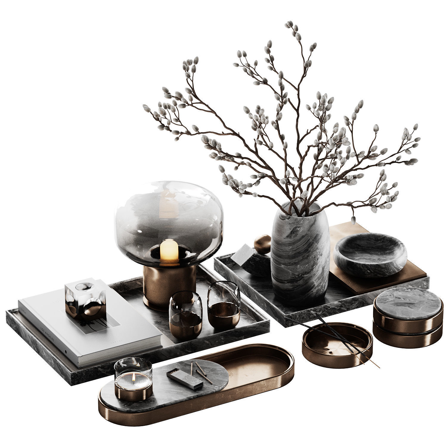 Decor set 8 3D model_3