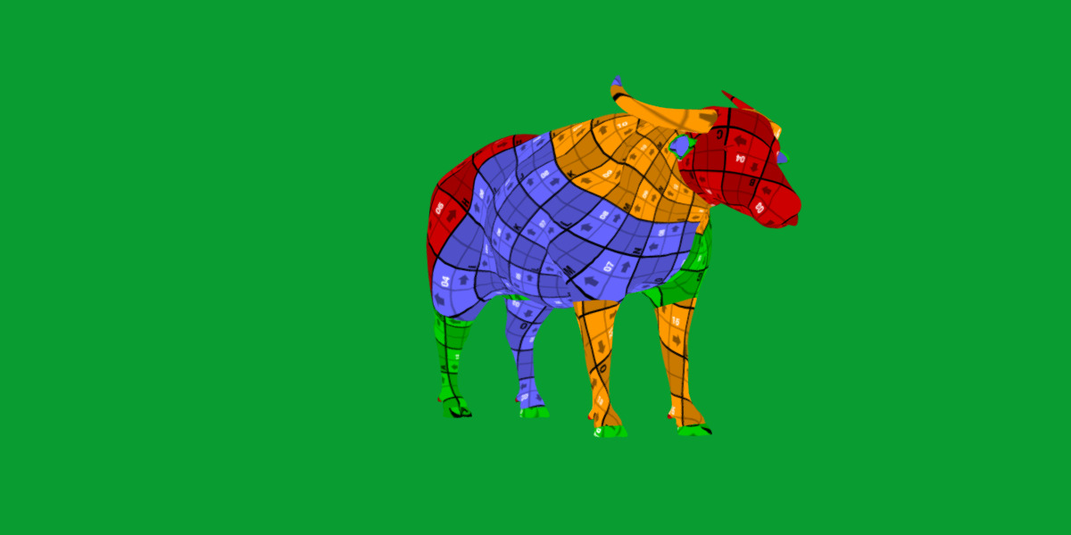 River Buffalo Low-poly 3D model_26