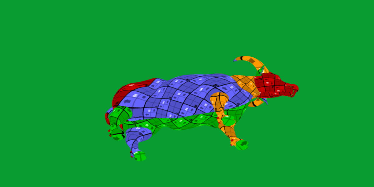 River Buffalo Low-poly 3D model_28