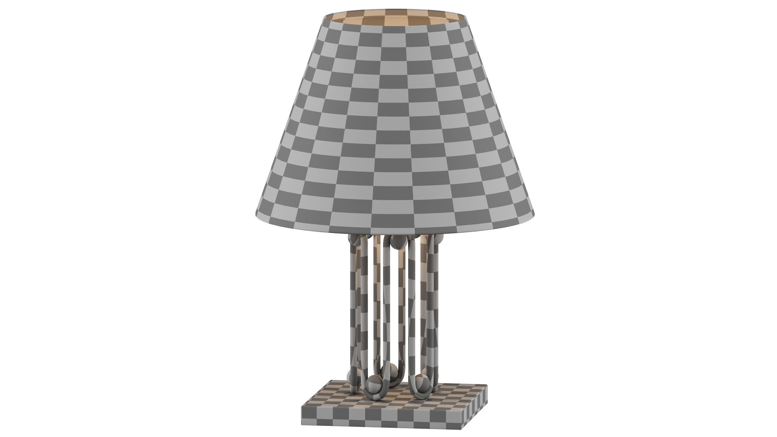 Ondulation Lamp 3D model_8