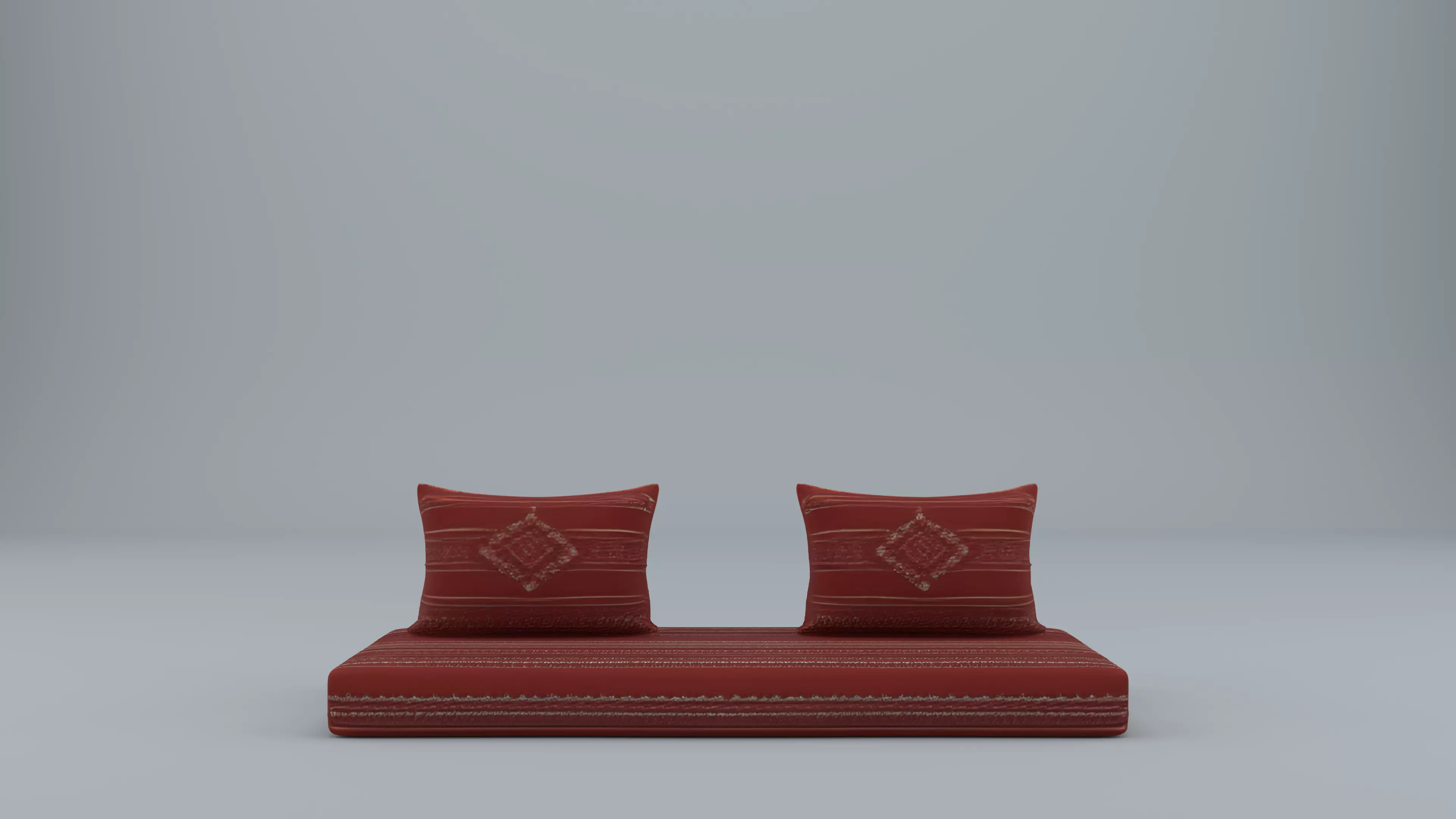 Bedouin Desert Tent Majlis with Camel 3D model_9