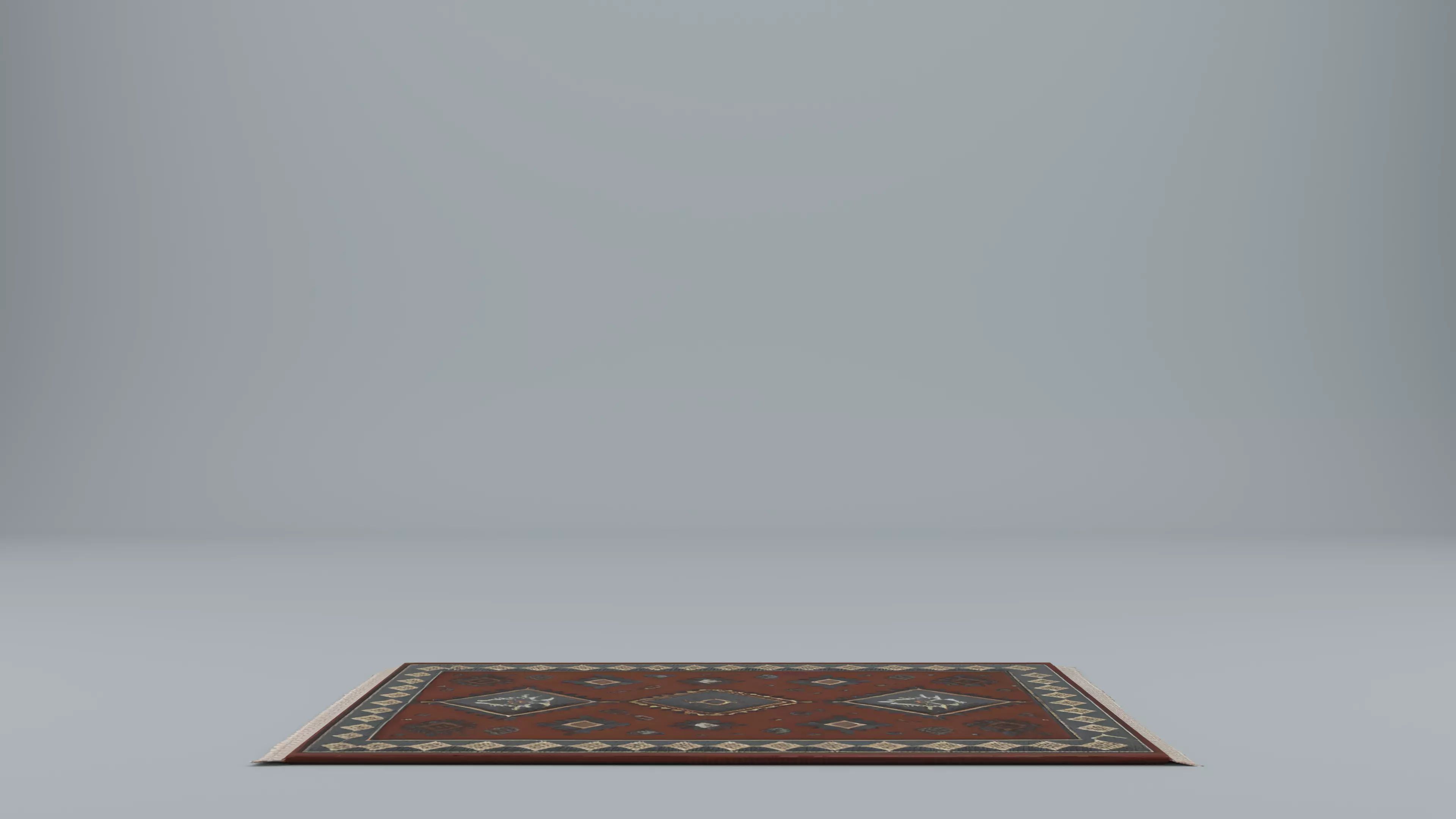 Bedouin Desert Tent Majlis with Camel 3D model_13