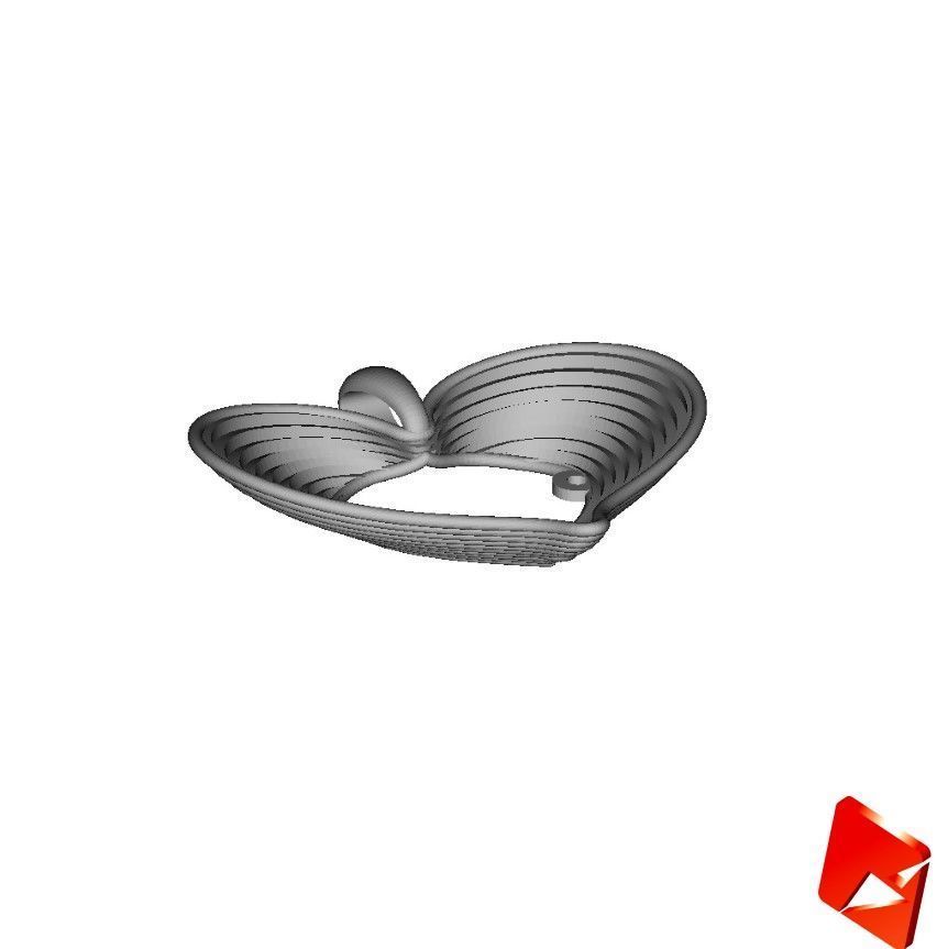 Two tone heart shaped mini set 3D print model_7