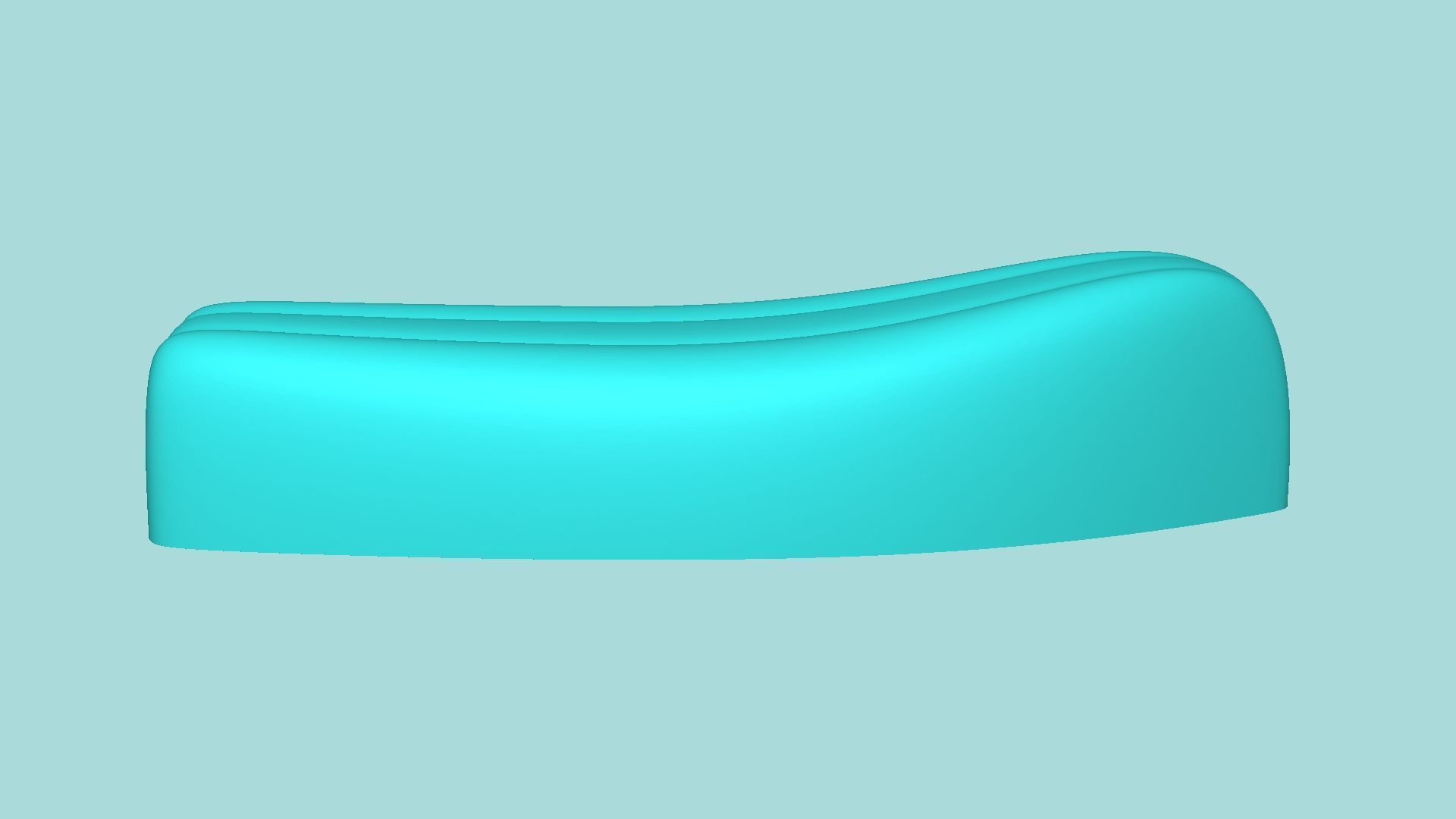 Sunflower Petal 04 - Silicone Mold Maker - Template 3D print model_3