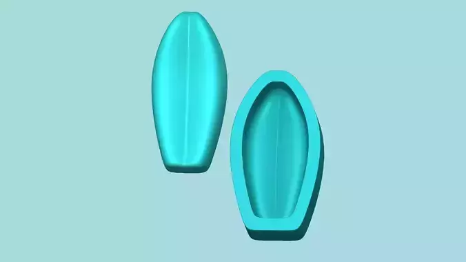 Sunflower Petal 03 - Silicone Mold Maker - Template