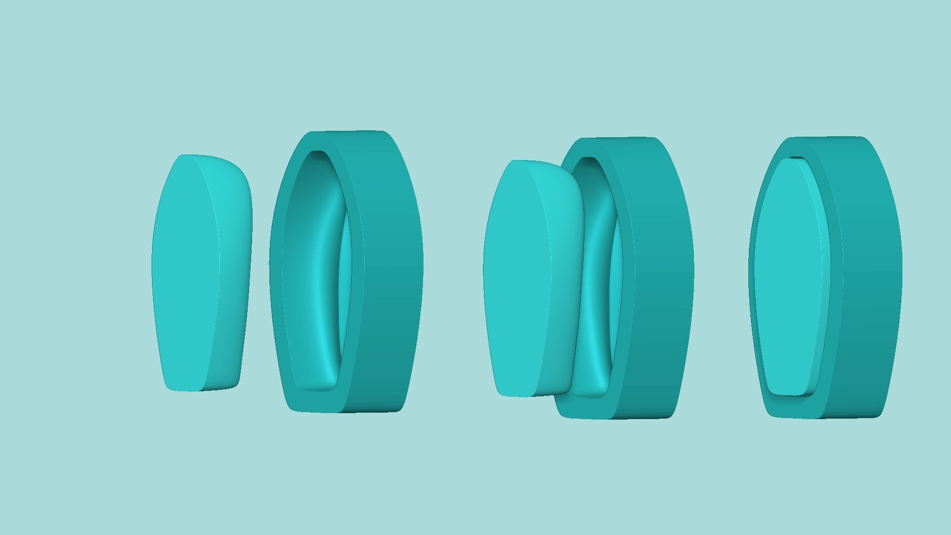 Sunflower Petal 03 - Silicone Mold Maker - Template 3D print model_8