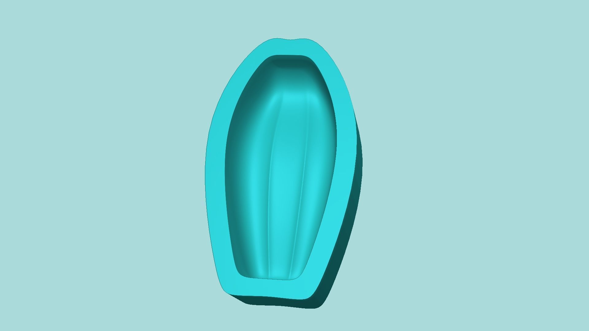 Sunflower Petal 02 - Silicone Mold Maker - Template 3D print model_4