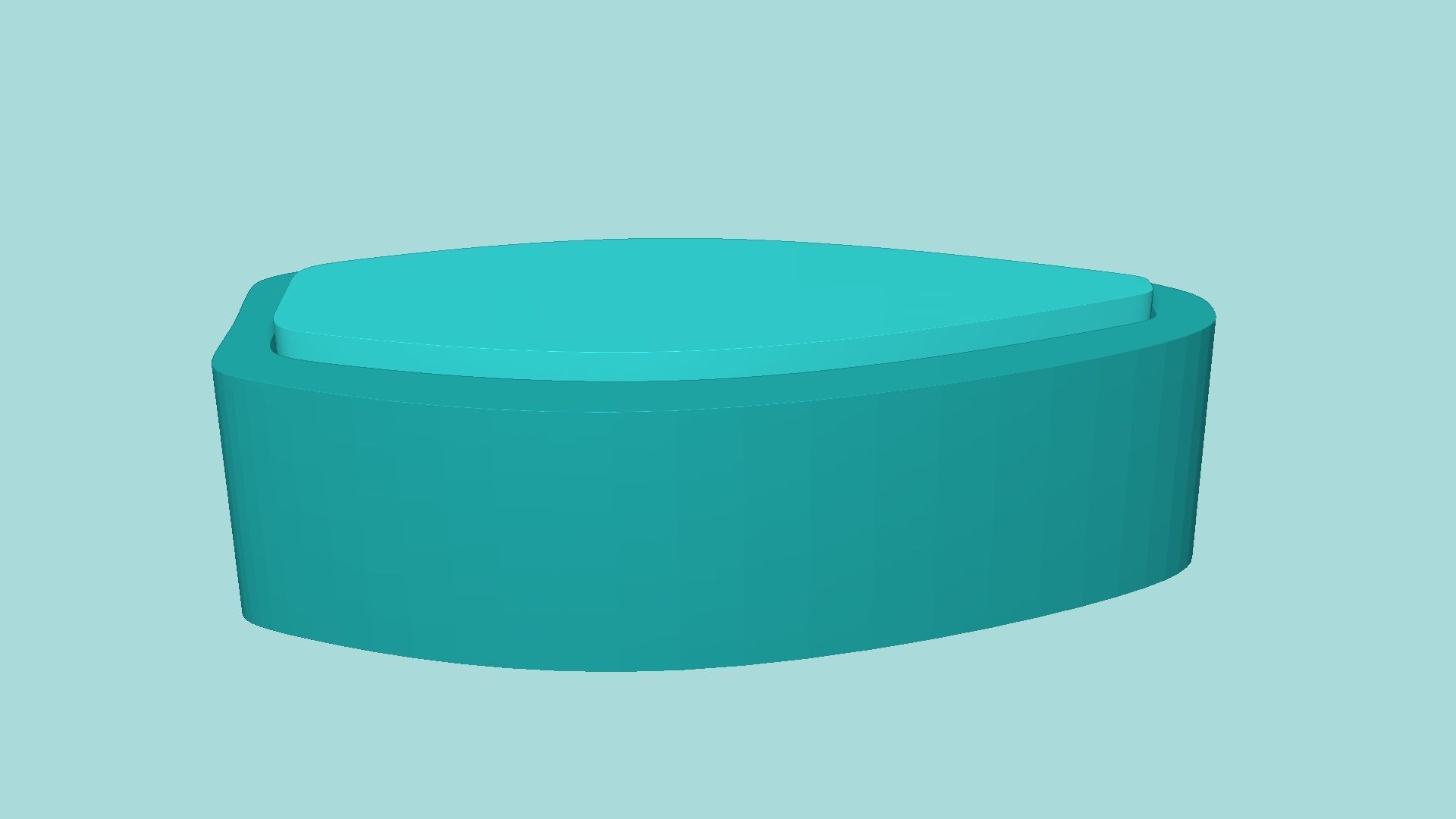 Sunflower Petal 01 - Silicone Mold Maker - Template 3D print model_6