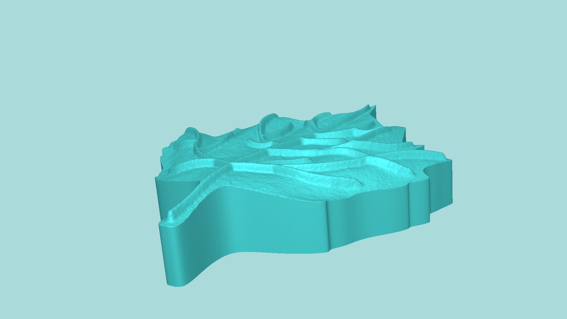 Sunflower Leaf 02 - Silicone Mold Maker - Template 3D print model_3
