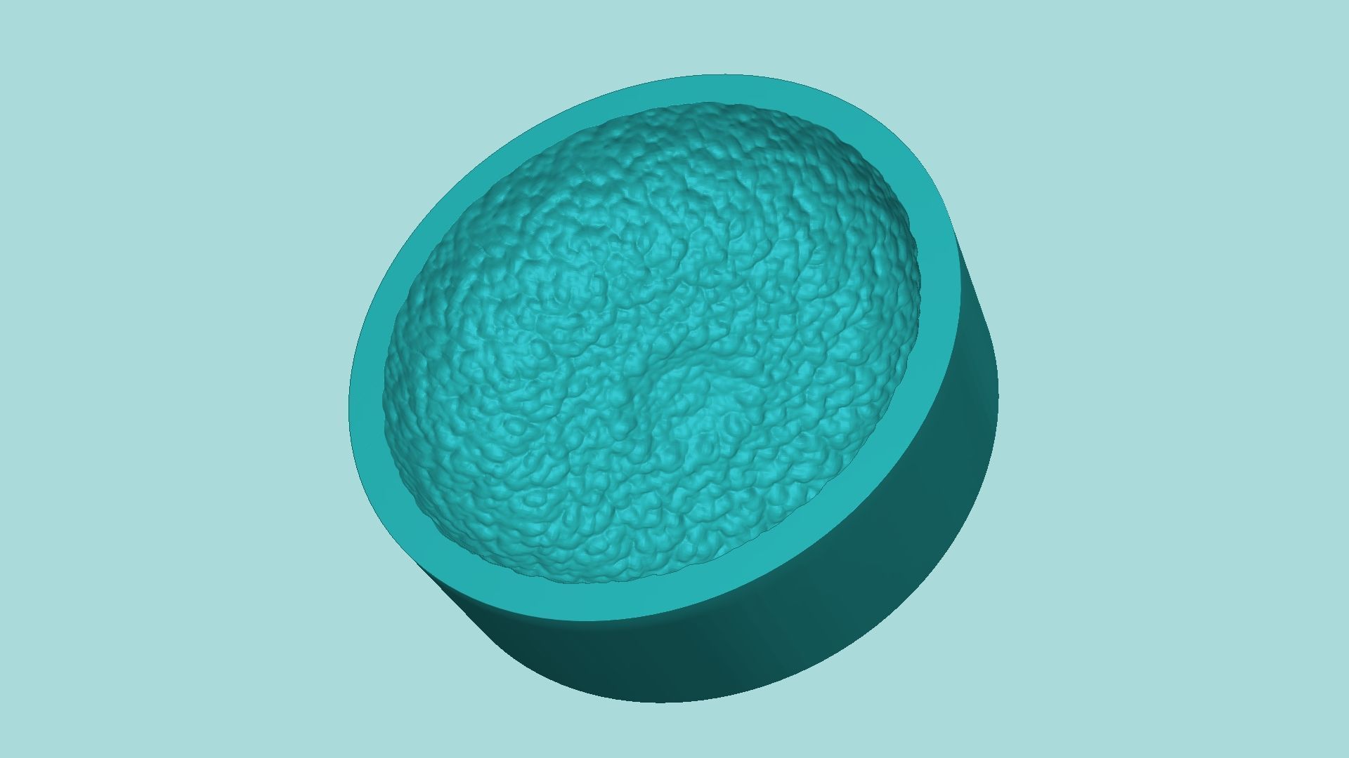 Sunflower Center 06 - Silicone Mold Maker - Template 3D print model_4