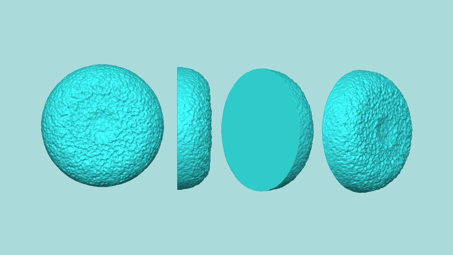 Sunflower Center 06 - Silicone Mold Maker - Template 3D print model_8