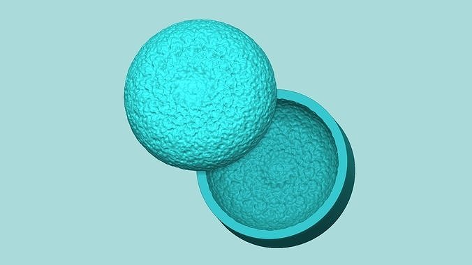 Sunflower Center 06 - Silicone Mold Maker - Template 3D print model