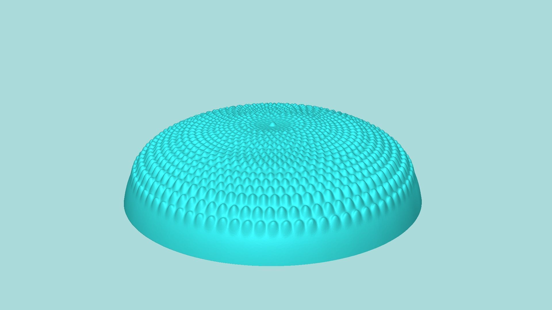 Sunflower Center 05 - Silicone Mold Maker - Template 3D print model_3