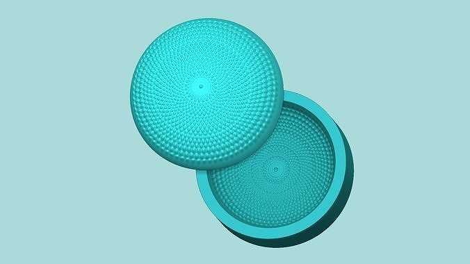 Sunflower Center 05 - Silicone Mold Maker - Template 3D print model