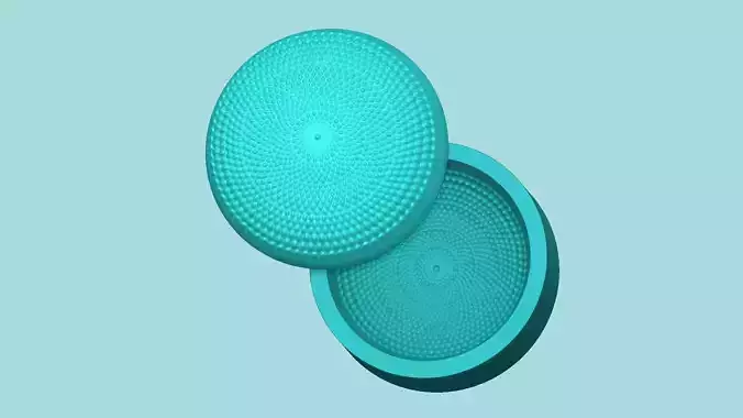 Sunflower Center 05 - Silicone Mold Maker - Template 3D print model