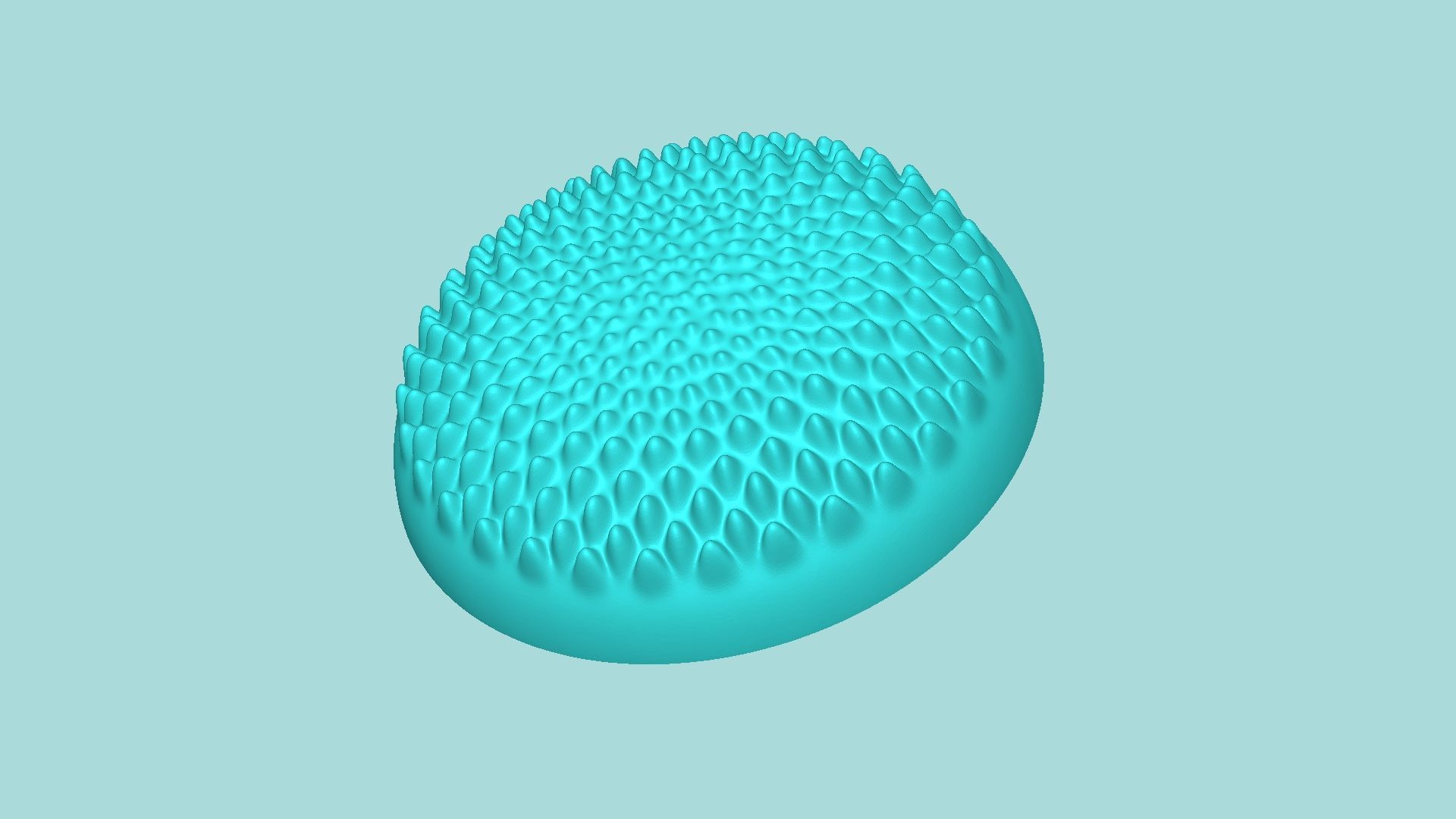 Sunflower Center 03 - Silicone Mold Maker - Template 3D print model_2