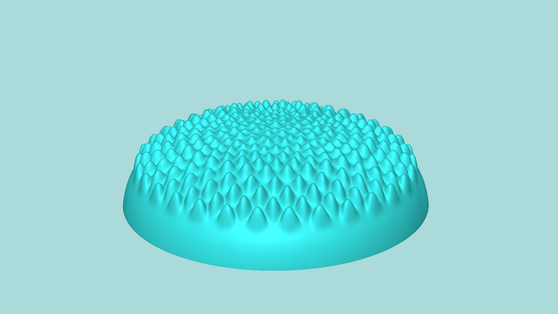 Sunflower Center 03 - Silicone Mold Maker - Template 3D print model_3