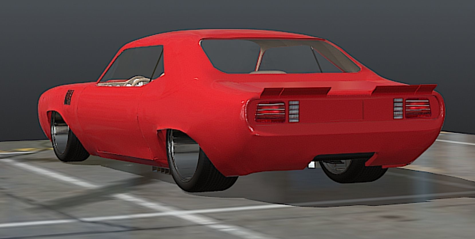 1971 Plymouth HEMI Cuda - High Poly 3D Model 3D model_2