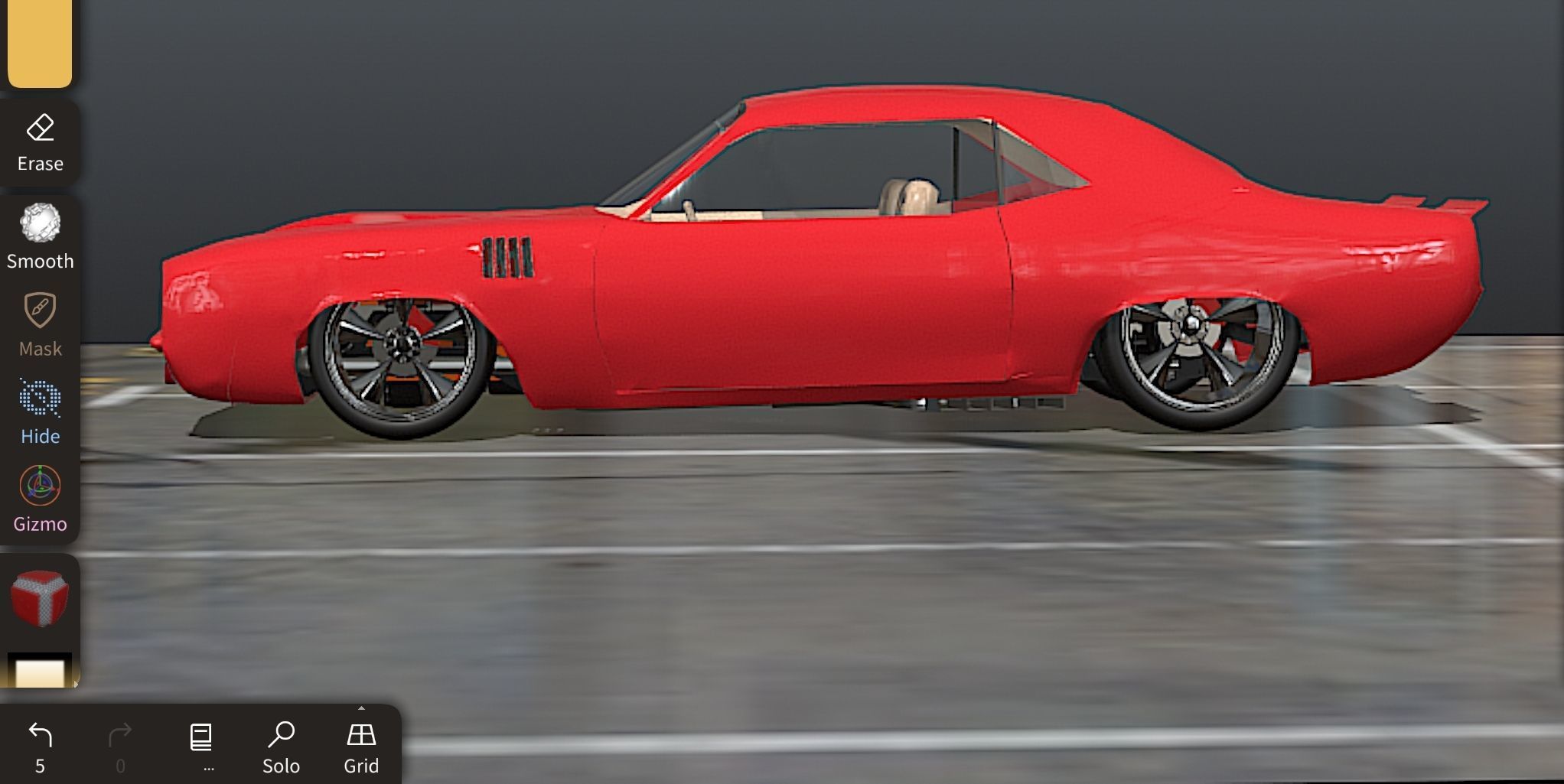 1971 Plymouth HEMI Cuda - High Poly 3D Model 3D model_1
