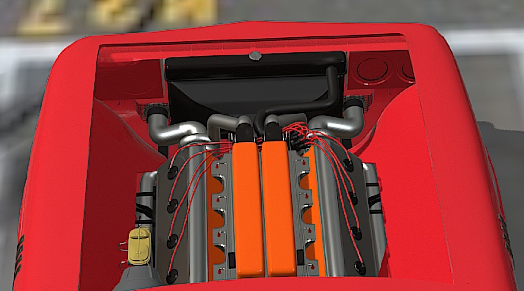 1971 Plymouth HEMI Cuda - High Poly 3D Model 3D model_13