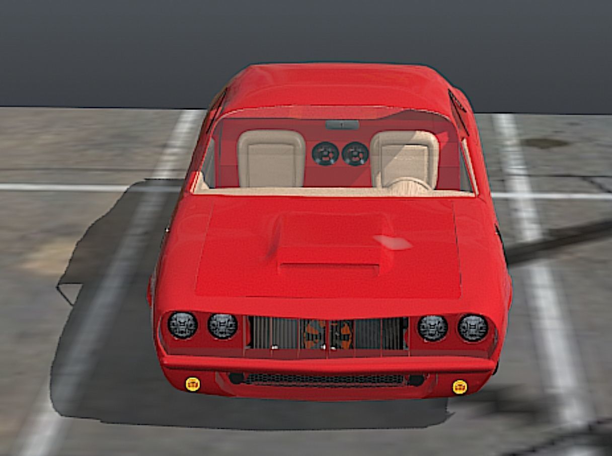 1971 Plymouth HEMI Cuda - High Poly 3D Model 3D model_6