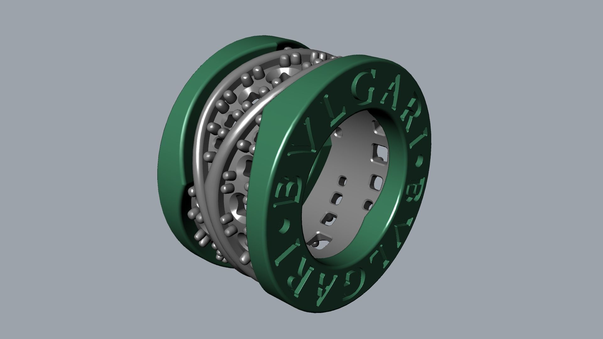 Diamond Ring 3D print model_11