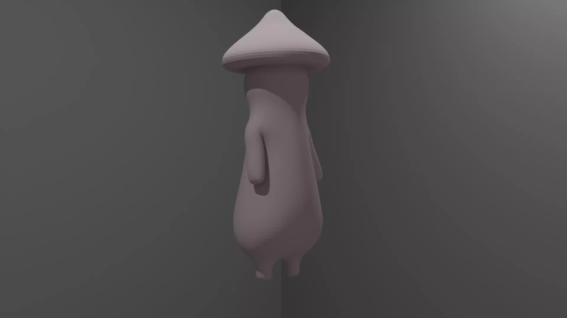 Mushroom Guy 3D print model_0