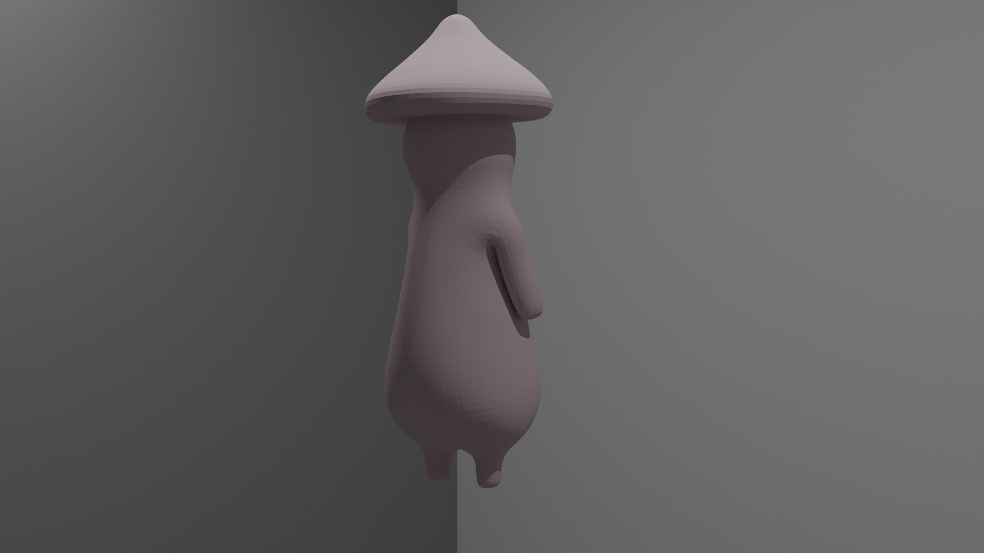 Mushroom Guy 3D print model_3