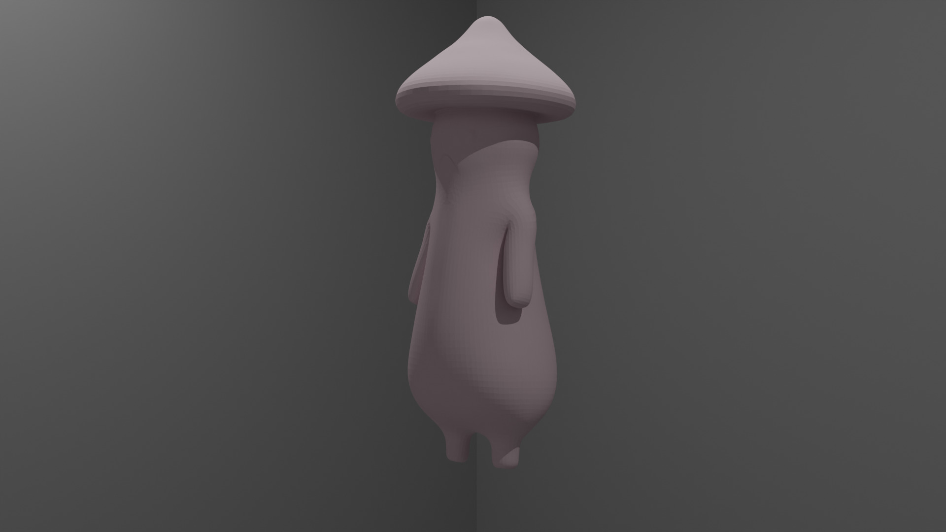Mushroom Guy 3D print model_1