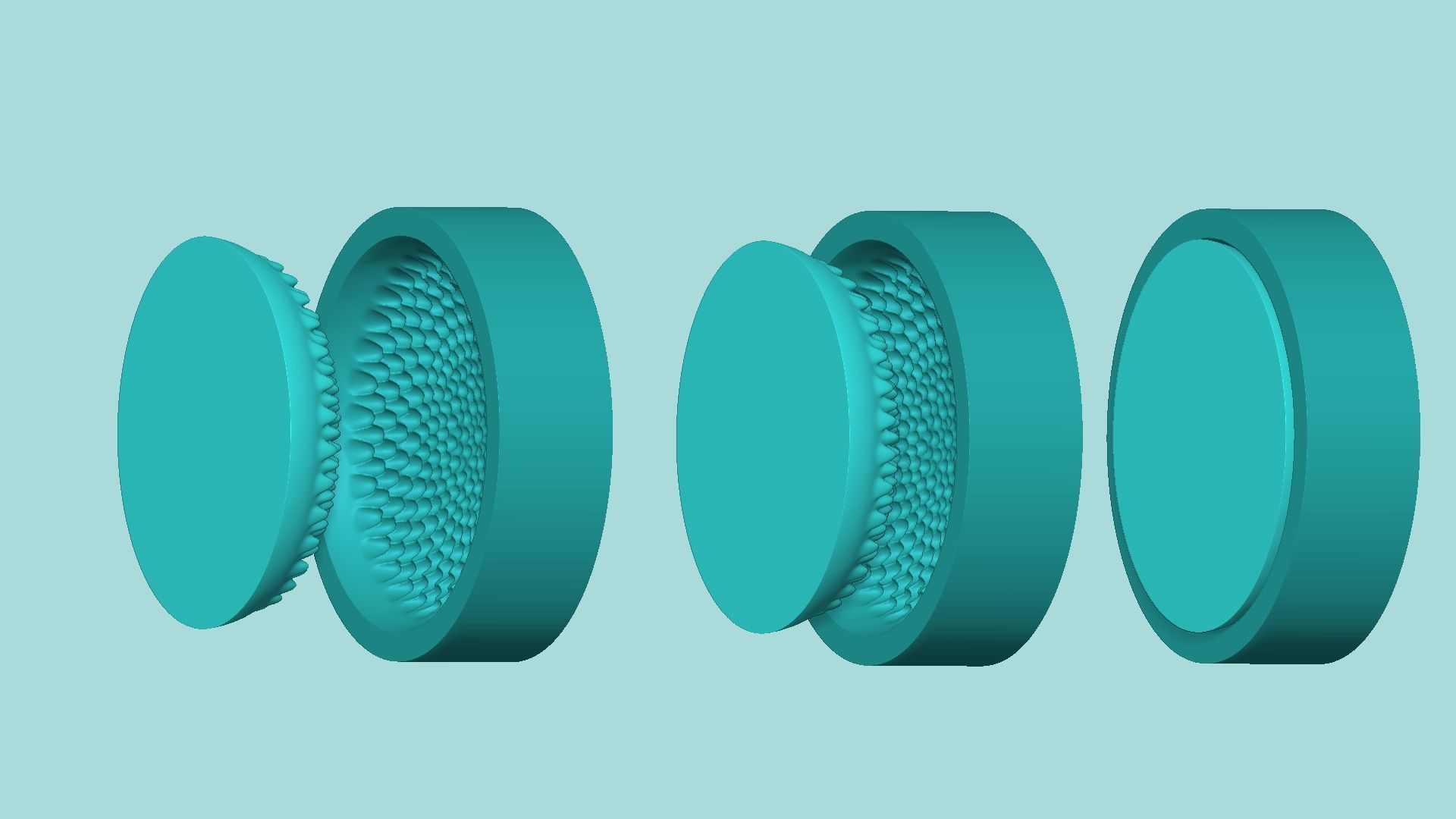 07 Sunflower Center Mold Collection - Silicone Maker - Template _30