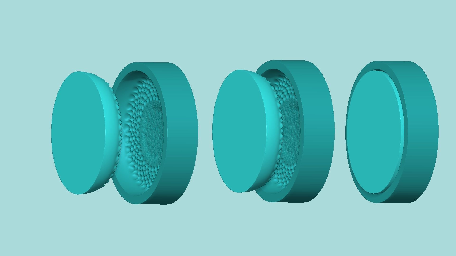 07 Sunflower Center Mold Collection - Silicone Maker - Template _22