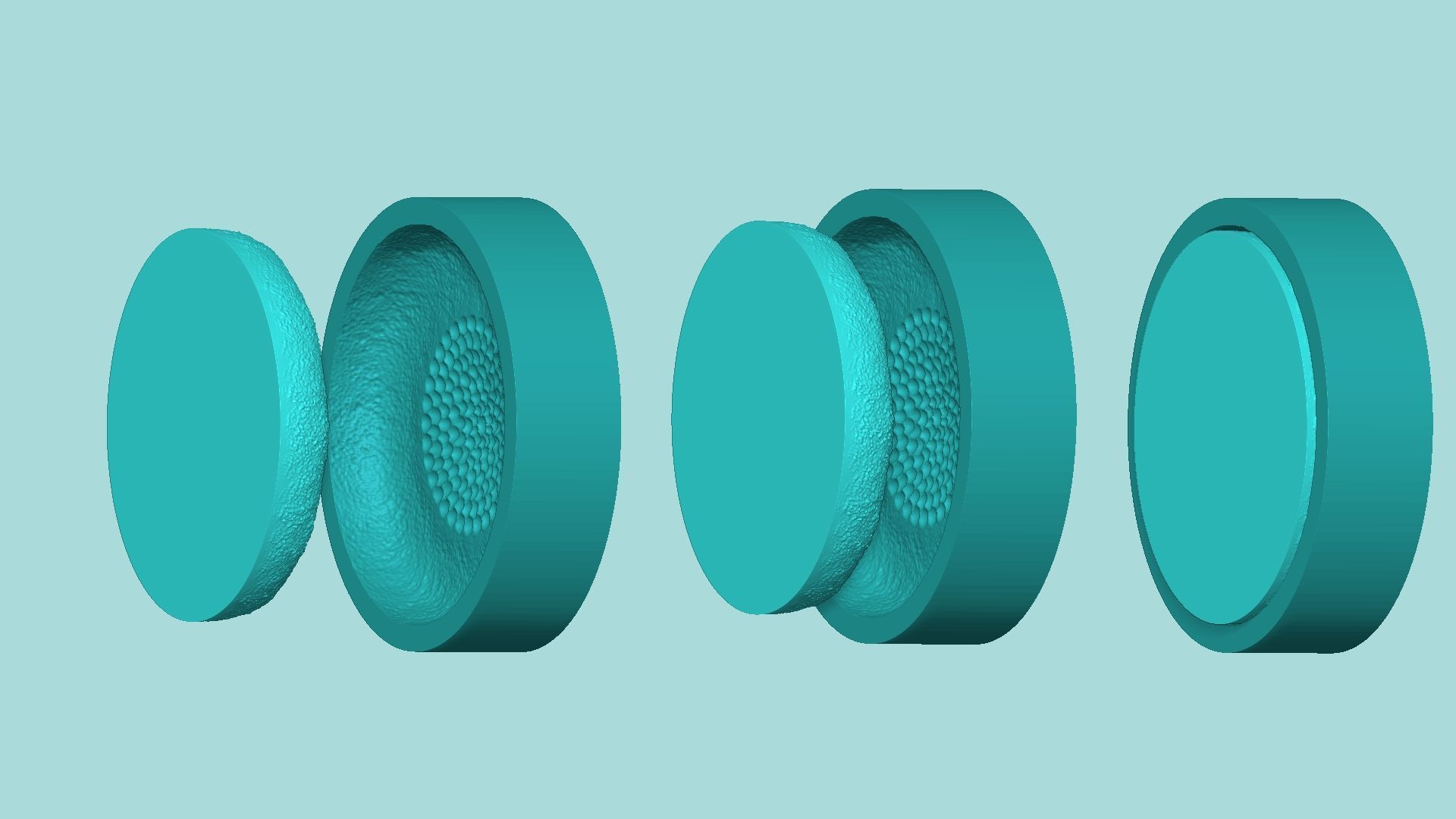 07 Sunflower Center Mold Collection - Silicone Maker - Template _62