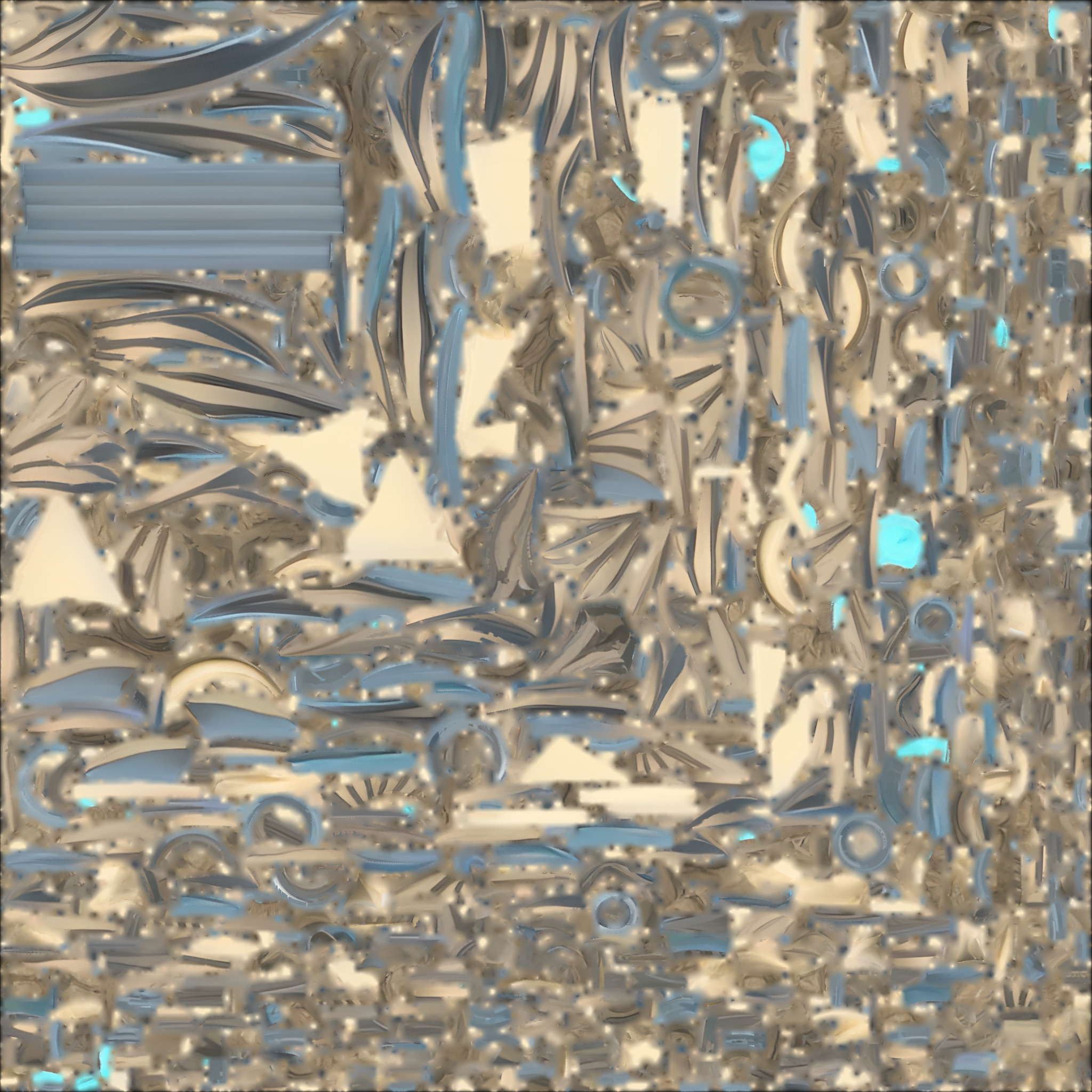 Magical staff pack Low-poly 3D model_39