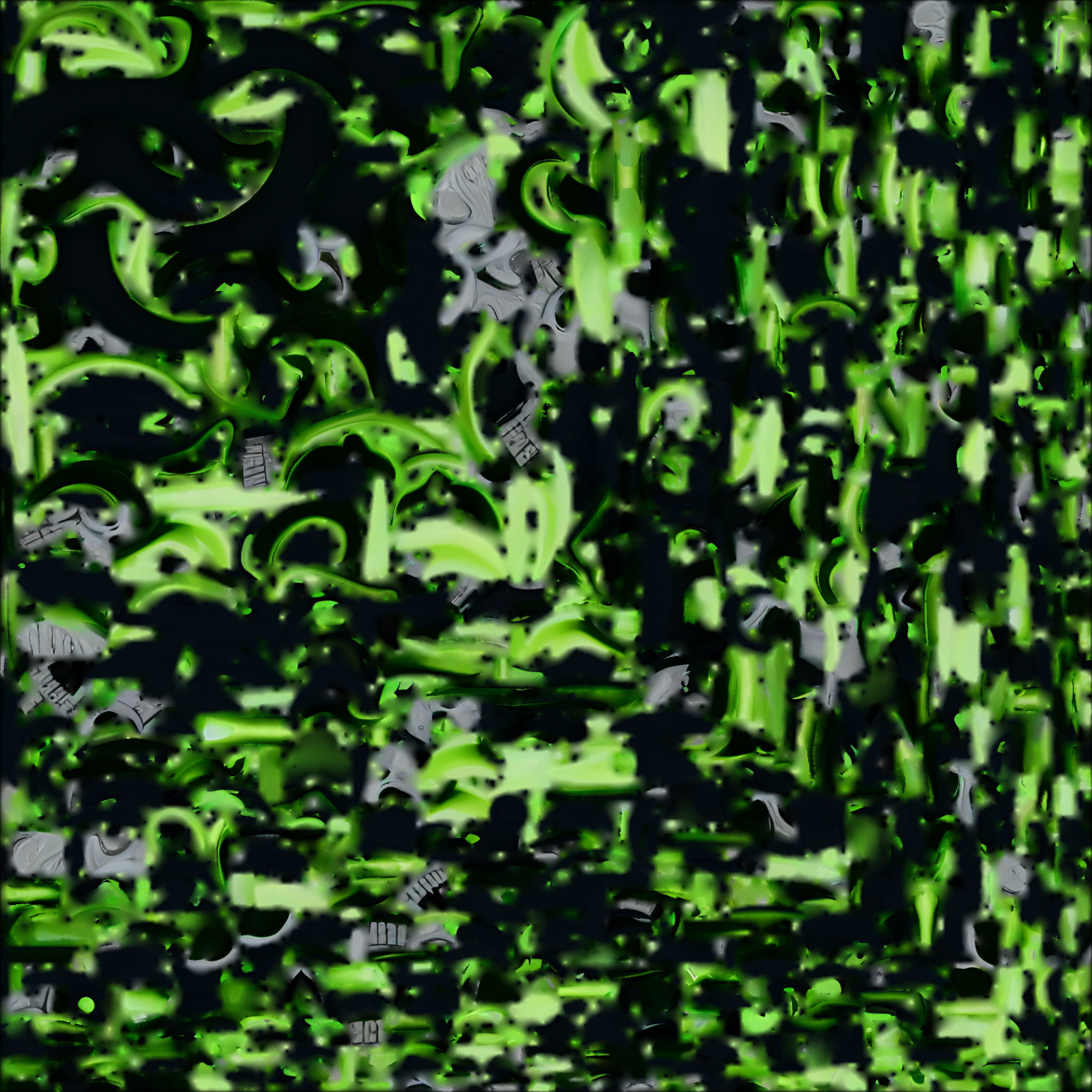 Magical staff pack Low-poly 3D model_51