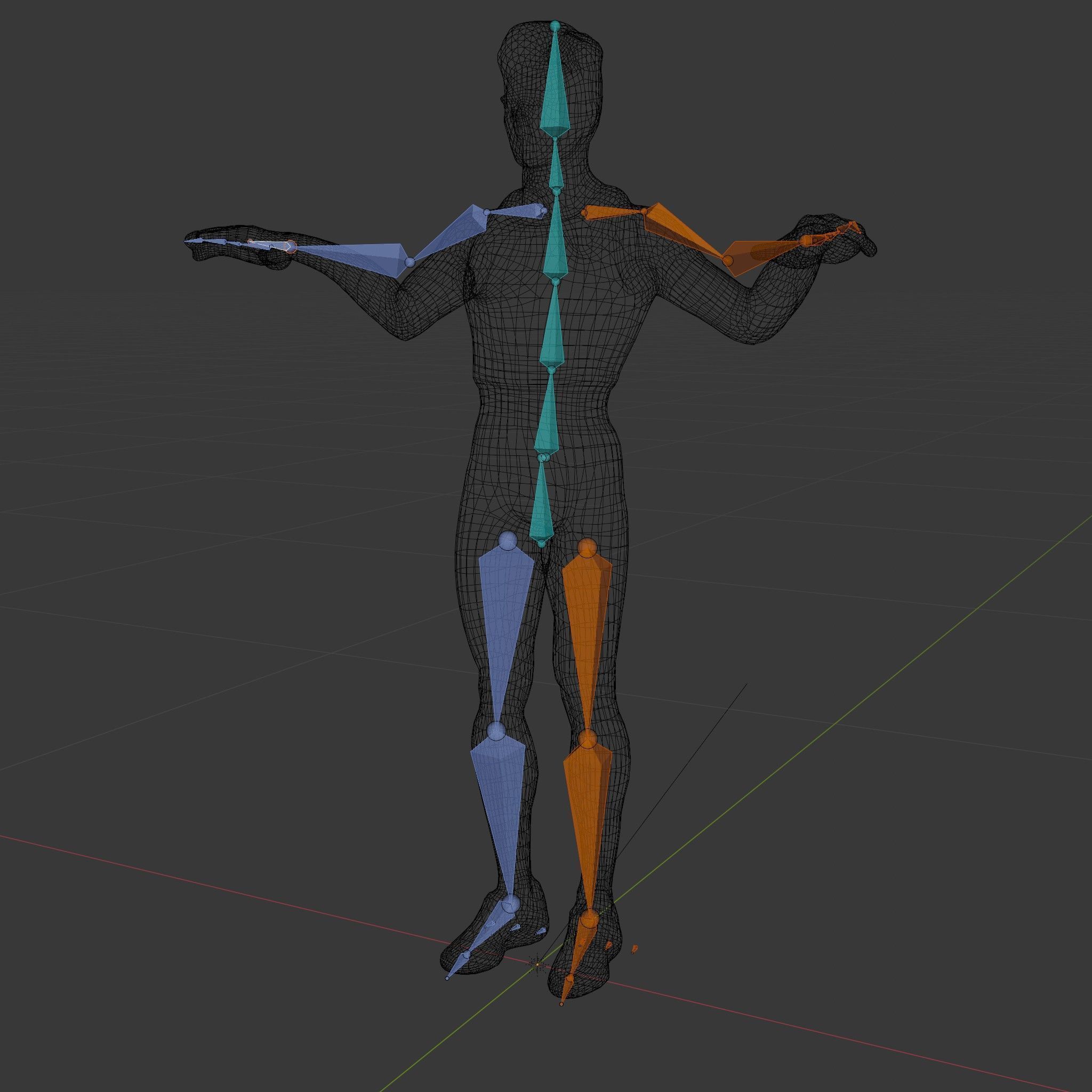 Male Athletic Character with Tank Top Rigged and Animated fo... Low-poly 3D model_5