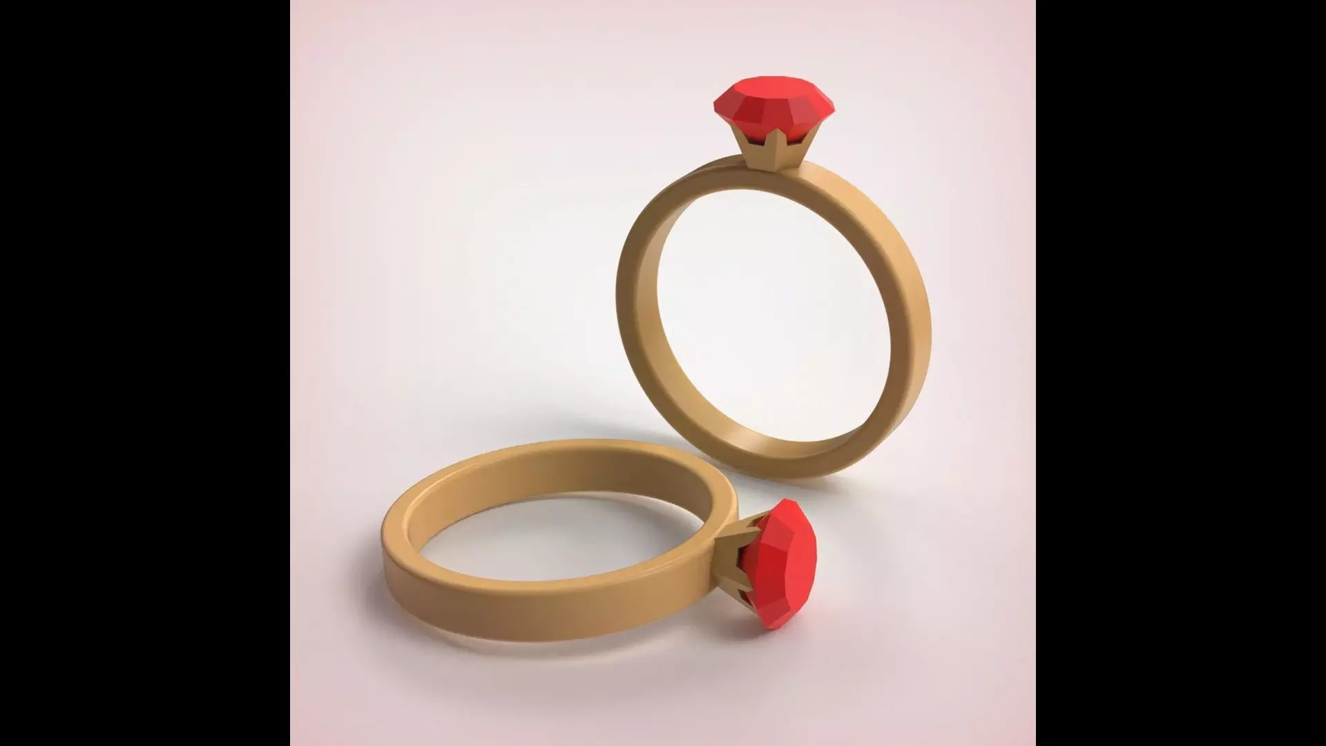 Diamond Ring 3D print model
