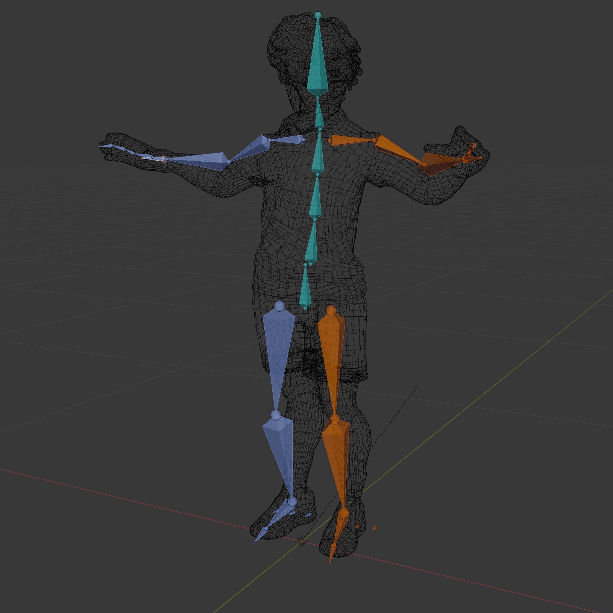 Animated Tennis Player Character Model  Rigged and Animated Low-poly 3D model_6