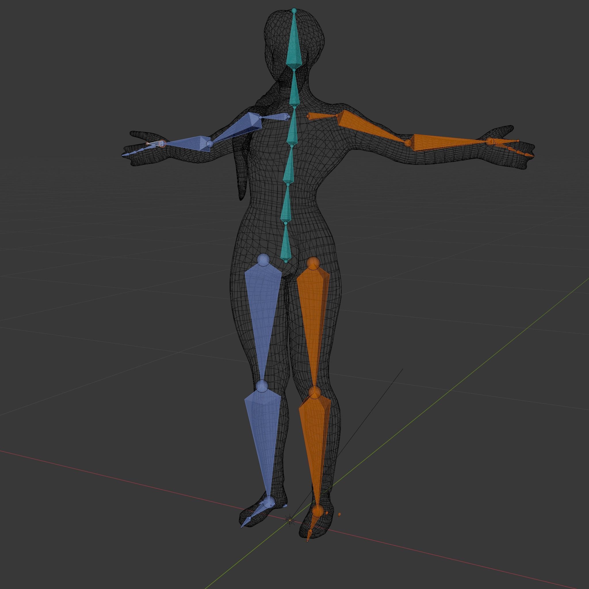 Dynamic Female Rigged and Animated Character Model with PBR T... Low-poly 3D model_5