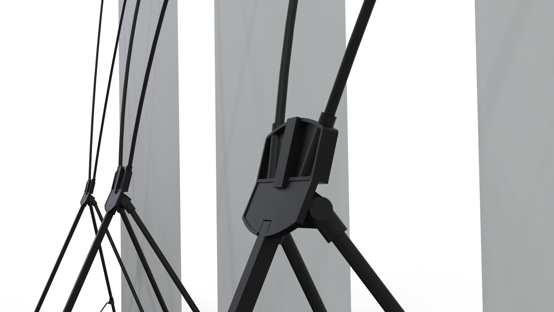 X-Banner Display Set - 3 Sizes 3D model_6