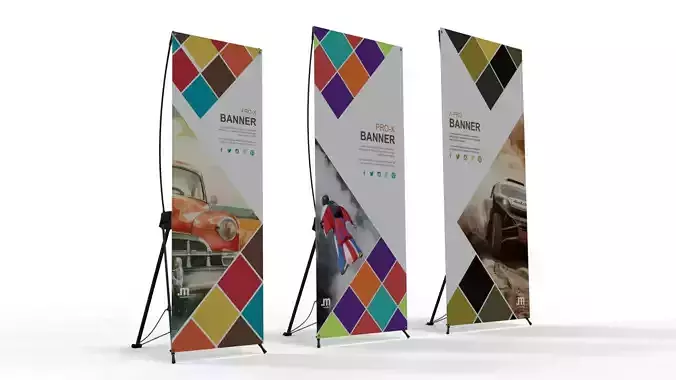 X-Banner Display Set - 3 Sizes