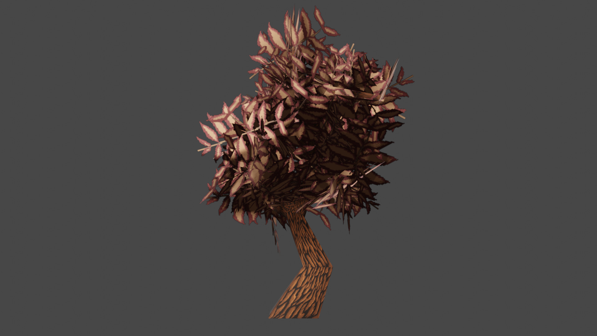 PS1 Styled Low-poly Tree Low-poly 3D model_3