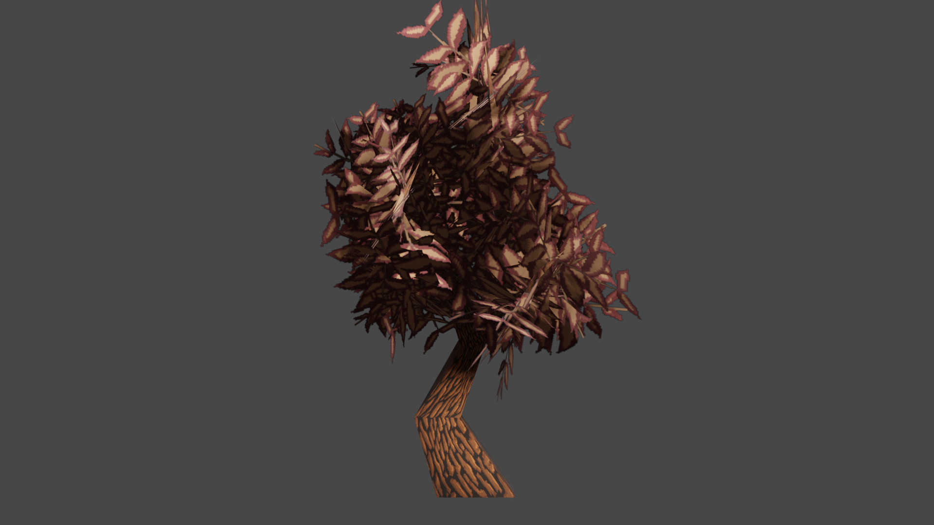 PS1 Styled Low-poly Tree Low-poly 3D model_2