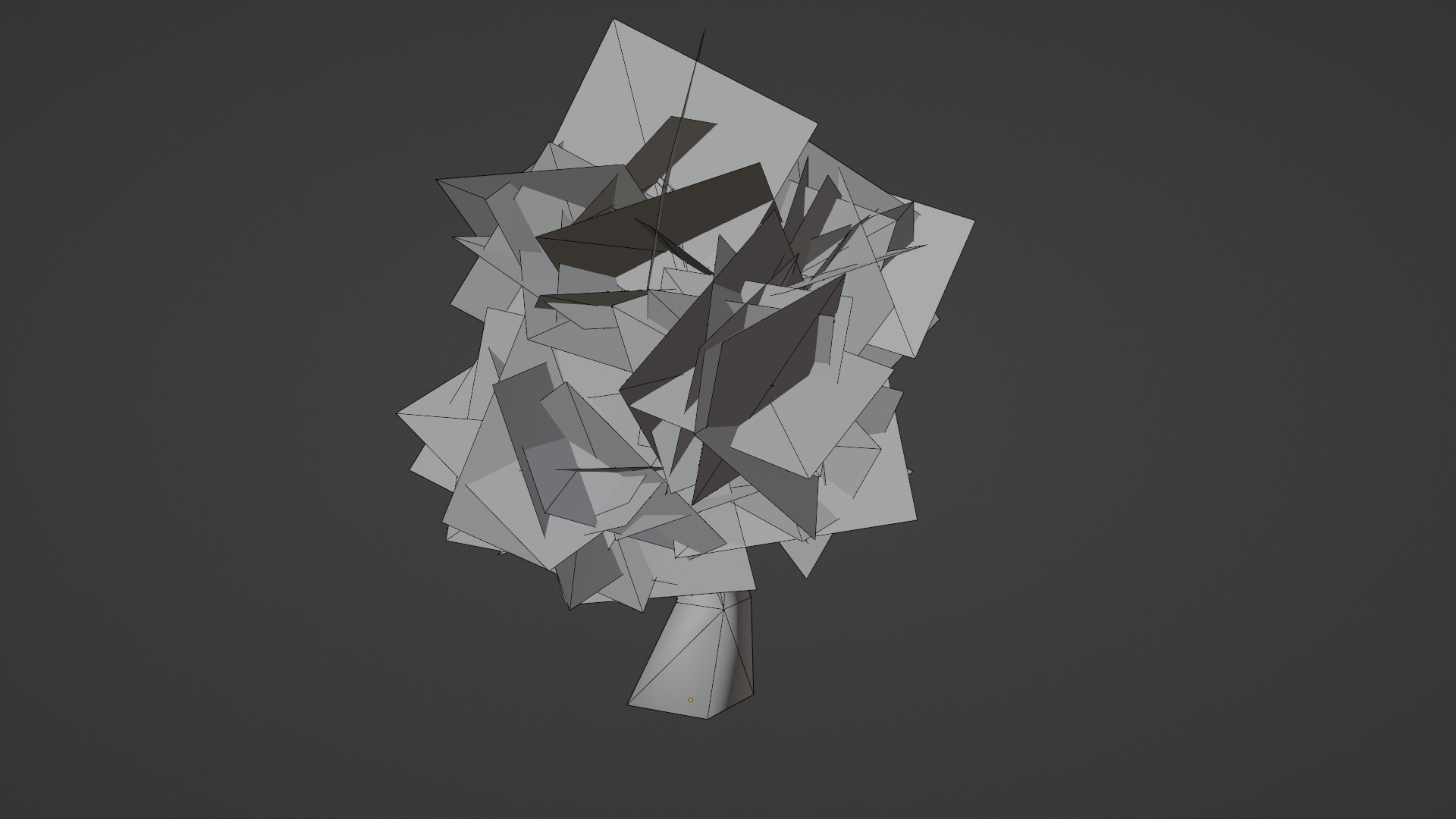 PS1 Styled Low-poly Tree Low-poly 3D model_5